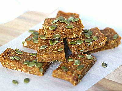 image of Ginger Pumpkin Snack Bars